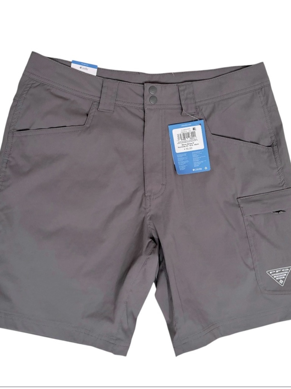 Columbia PFG Shorts Men's GrayOmni Sheild Shorts NWT Size 32